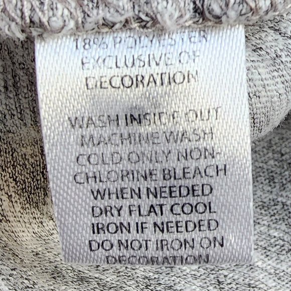 LOFT Gray Short Sleeve Jersey With Jeweled Neckline Size Small - Picture 11 of 15